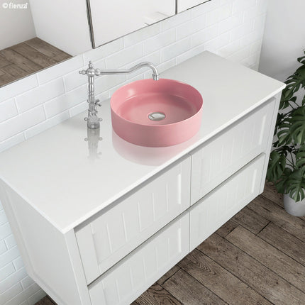 Fienza Reba Matte Pink Above Counter Basin ,