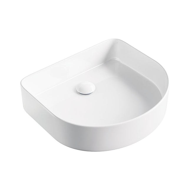 Fienza Forma Gloss White Above Counter Basin, Arch ,