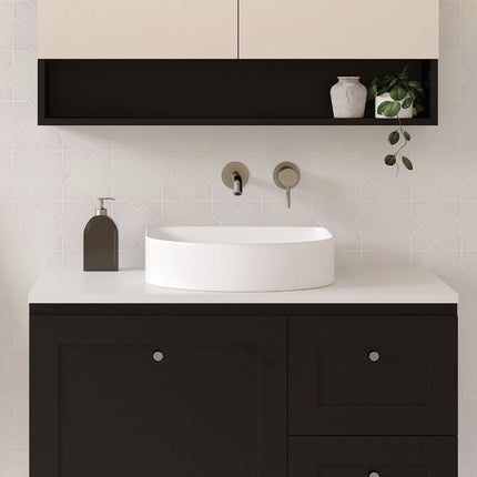 Fienza Forma Gloss White Above Counter Basin, Arch ,