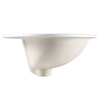 Fienza Lacy Gloss Off White Fully Inset Basin, 1 Tap Hole ,