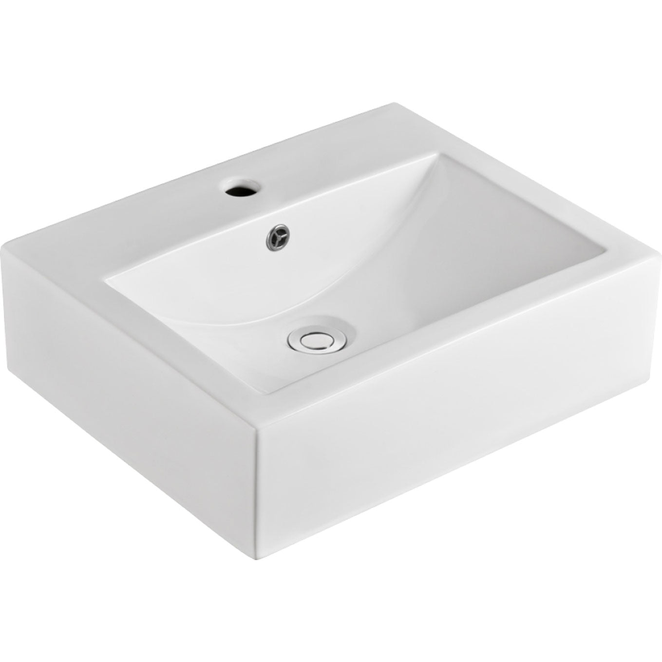 Fienza Willow Gloss White Above Counter Basin ,