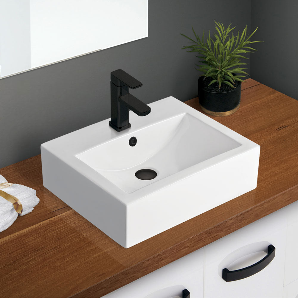Fienza Willow Gloss White Above Counter Basin ,