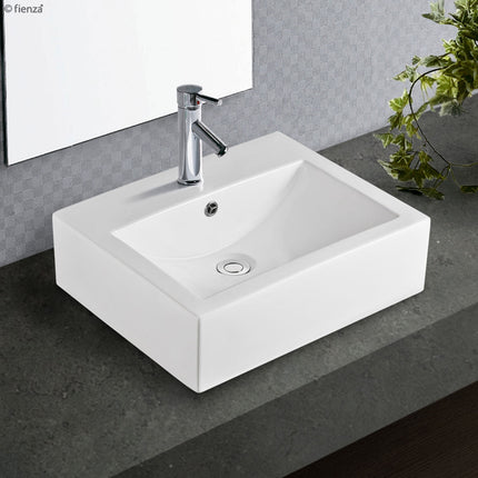 Fienza Willow Gloss White Above Counter Basin ,