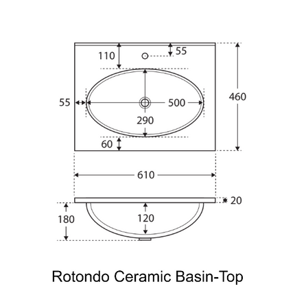 Fienza UniCab Gloss White 600 Wall Hung Cabinet, Solid Doors ,