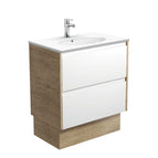With Moulded Basin-Top - Rotondo Ceramic / Scandi Oak Panels
