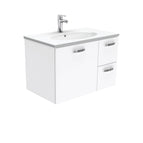 With Moulded Basin-Top - Rotondo Ceramic / Right Hand Drawer