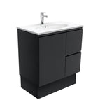 With Moulded Basin-Top - Rotondo Ceramic / Right Hand Drawer