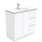 With Moulded Basin-Top - Rotondo Ceramic / Right Hand Drawer