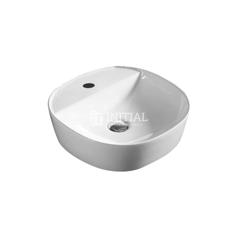Gloss Round Ultra Slim Above Counter Basin White 400X400X120 ,