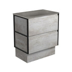 With Moulded Basin-Top - Satori Concrete / Matte Black Frames