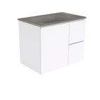 With Moulded Basin-Top - Satori Concrete / Right Hand Drawer