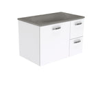 With Moulded Basin-Top - Satori Concrete / Right Hand Drawer