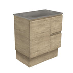With Moulded Basin-Top - Satori Concrete / Right Hand Drawer