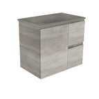 With Moulded Basin-Top - Satori Concrete / Right Hand Drawer