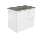 With Moulded Basin-Top - Satori Concrete / Right Hand Drawer