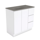 With Moulded Basin-Top - Satori Concrete / Right Hand Drawer