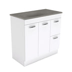 With Moulded Basin-Top - Satori Concrete / Right Hand Drawer