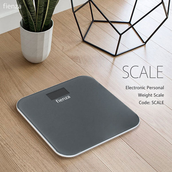 Fienza Grey Electronic Personal Weight Scale ,