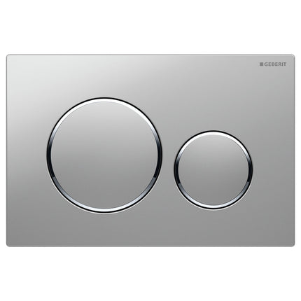 Fienza Geberit Sigma 20 Round Button Flush Plate, 6 Colours , Matte Chrome