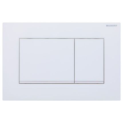 Fienza Geberit Sigma 30 Rectangular Button Flush Plate, 3 Colours , Matte White