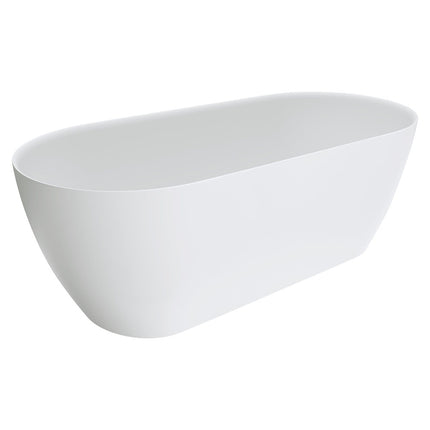 Fienza Kaya 1700 Lightweight Resin Stone Bathtub, Matte White ,