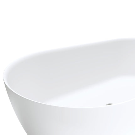 Fienza Kaya 1700 Lightweight Resin Stone Bathtub, Matte White ,