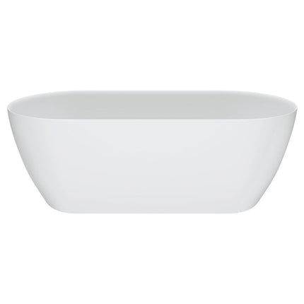 Fienza Kaya 1700 Lightweight Resin Stone Bathtub, Matte White ,