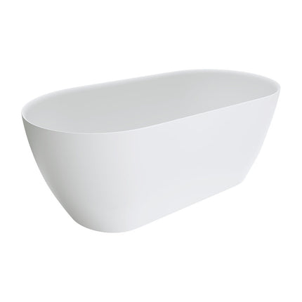 Fienza Kaya 1500 Lightweight Resin Stone Bathtub, Matte White ,