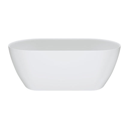 Fienza Kaya 1500 Lightweight Resin Stone Bathtub, Matte White ,