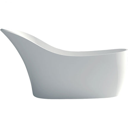 Fienza La Vida 1690 Freestanding Solid Surface Bathtub, Matte White ,