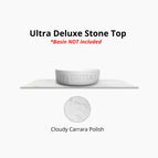 With Ultra Deluxe Top - Carrara