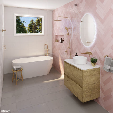 Fienza Sansa 900mm Gold Single Towel Rail ,