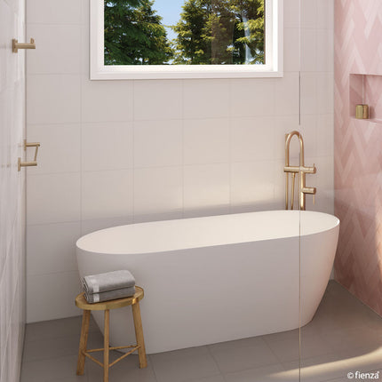 Fienza Sansa 900mm Gold Single Towel Rail ,