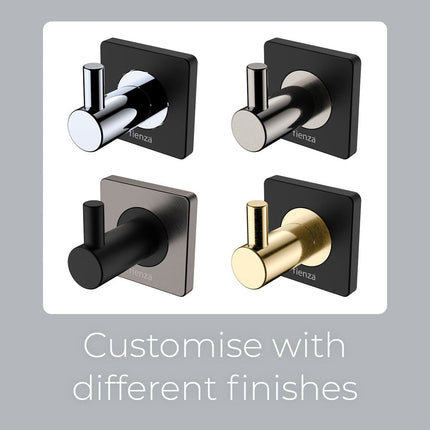 Fienza Sansa Matte Black Hand Towel Ring ,