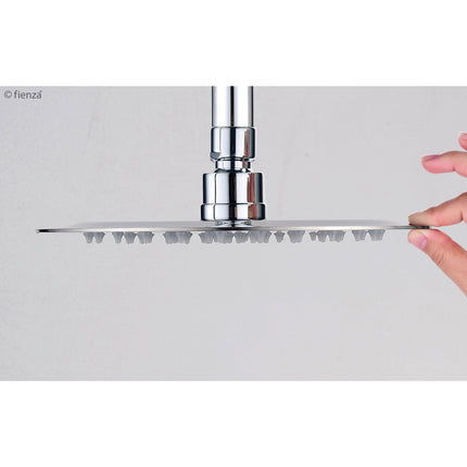 Fienza Slice 250mm Square Chrome Shower Head ,