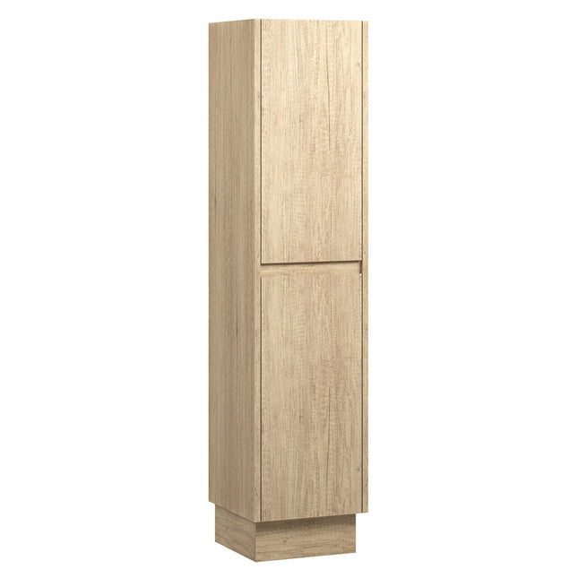 Fienza Edge Scandi Oak Tallboy Cabinet On Kickboard ,