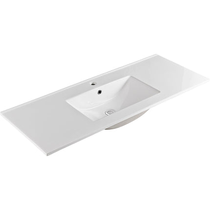 Fienza Dolce Ceramic Gloss White Basin Top, 1200mm ,