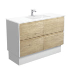 With Moulded Basin-Top - Dolce Ceramic / Satin White Panels