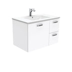 With Moulded Basin-Top - Dolce Ceramic / Right Hand Drawer