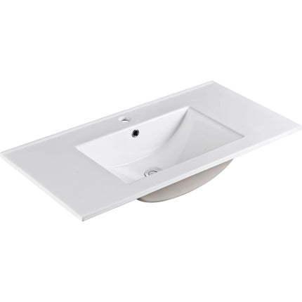 Fienza Dolce Ceramic Gloss White Basin Top, 900mm ,