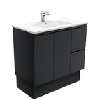 With Moulded Basin-Top - Dolce Ceramic / Right Hand Drawer