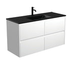 With Moulded Basin-Top - Dolce Matte Black Ceramic