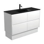 With Moulded Basin-Top - Dolce Matte Black Ceramic