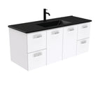 With Moulded Basin-Top - Dolce Matte Black Ceramic