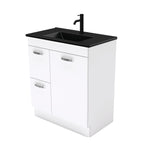 With Moulded Basin-Top - Dolce Matte Black Ceramic