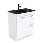 With Moulded Basin-Top - Dolce Matte Black Ceramic / Right Hand Drawer
