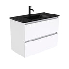With Moulded Basin-Top - Dolce Matte Black Ceramic