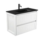 With Moulded Basin-Top - Dolce Matte Black Ceramic