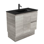 With Moulded Basin-Top - Dolce Matte Black Ceramic / Right Hand Drawer