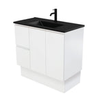 With Moulded Basin-Top - Dolce Matte Black Ceramic
